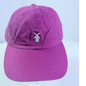 Dutch Bros Coffee Windmill Logo Baseball Cap Magenta Pink Adjustable Hat